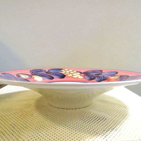 Large Pasta Serving Bowl Aurora 15.25" Fruit Decor Made in Italy - Picture 6 of 11